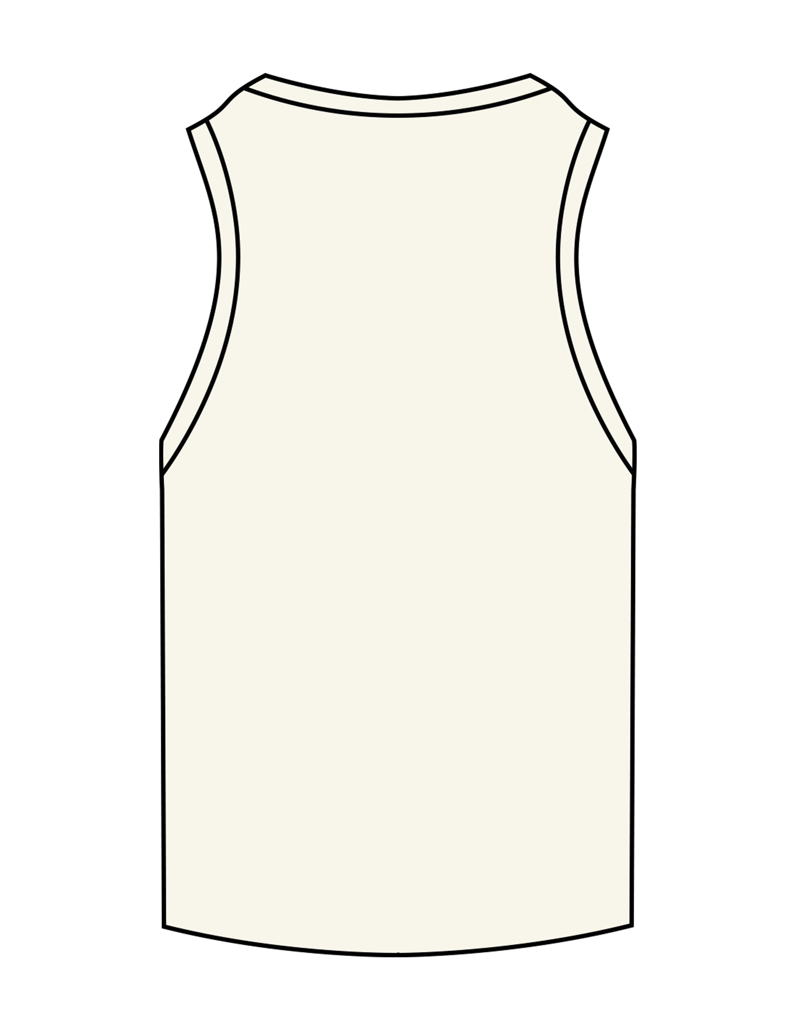 The Ribbed Full Length Tank - Off White - Tone Wellness Studio - Center Chest - Embroidered - Black