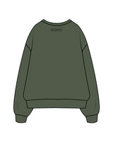 The Mens Crewneck - Cypress - Bond Fitness - Center Chest Round & Back Neckline - Printed - Tone on Tone