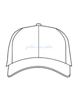 The Dad Hat - White - Golden Hour - Center Crown Script - Embroidered - Light Blue