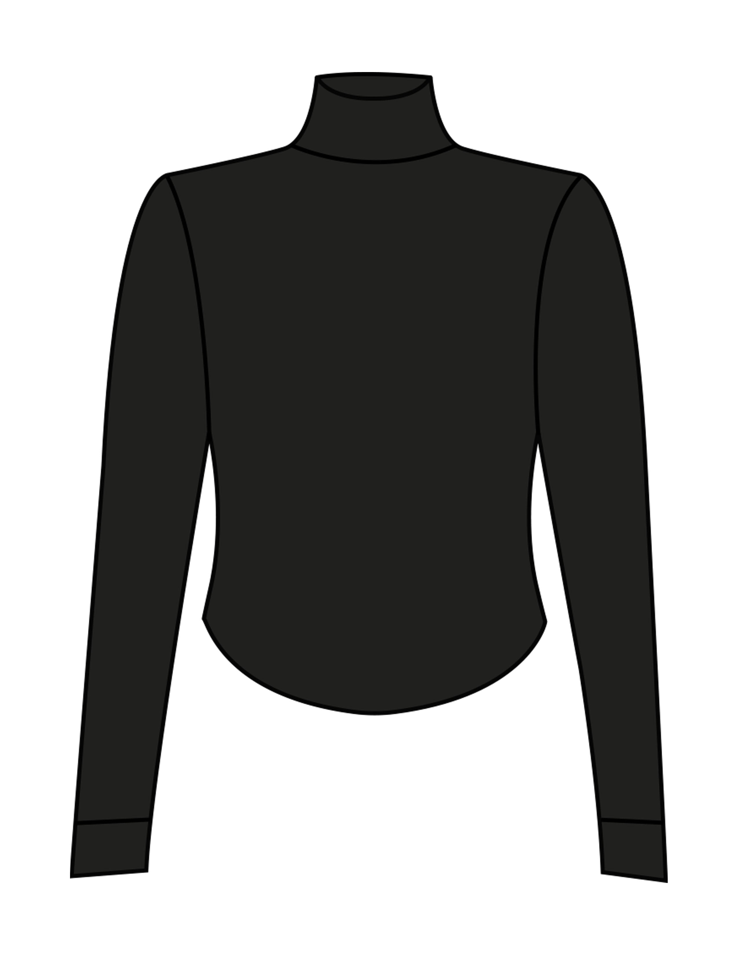 The 3/4 Crop Zip Jacket - Black - SWS - Left Chest - Printed - Full Color