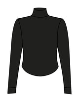 The 3/4 Crop Zip Jacket - Black - SWS - Left Chest - Printed - Full Color