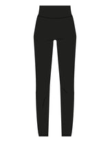 The Basic Legging - Black - Club Ready - Back Waistline - -Printed - White