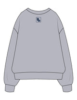 The Mens Heavyweight Crewneck - Heather - Fase Lagree - Center Chest Stacked & Back Neckline - Printed - Full Color