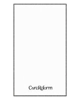 The Gym Towel - White - Core Reform - Center Bottom - Embroidered - Black - The Gym Towel Bag - Center Body - Printed - White