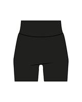 The Basic Short - Black - Kekel - Center Back Waistline - Printed - White