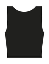 The Square Neck Tank - Black - Saltvault - Center Chest - Printed - White