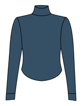 The 3/4 Crop Zip Jacket - Blue - Reiner Pump Systems -  Left Chest - Printed - Full Color