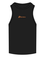 The Ribbed Full Length Tank - Black - Blenders - Center Chest - Embroidered - UT Orange