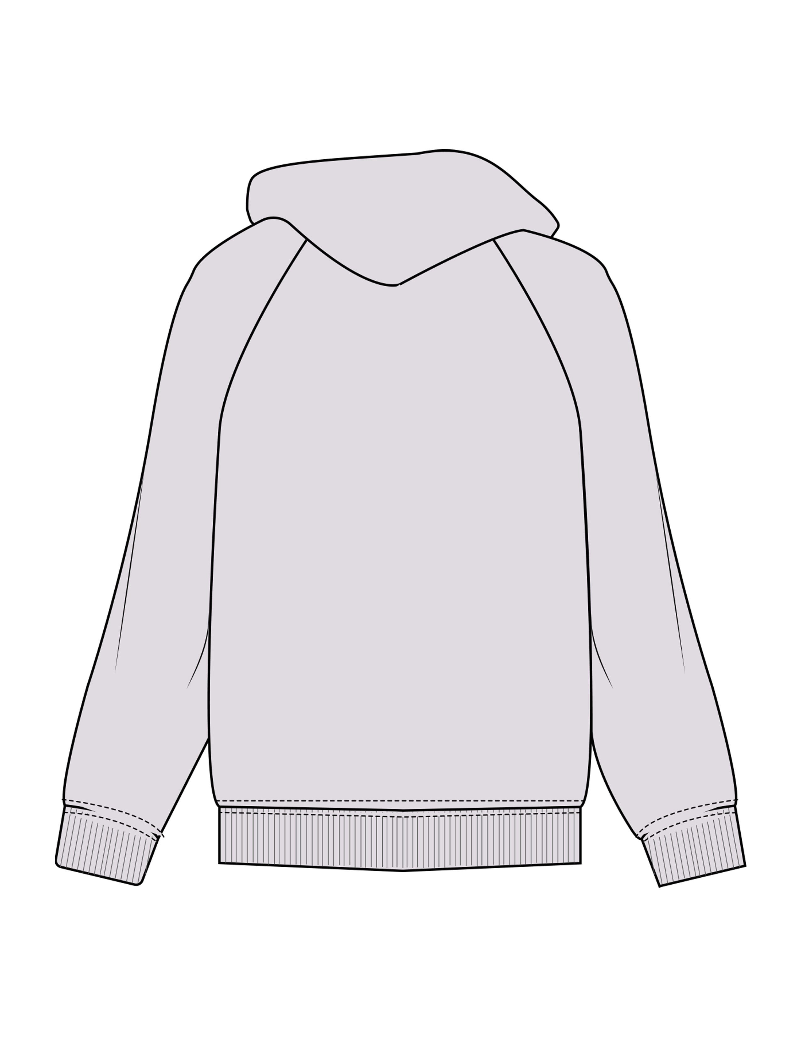 The Womens Hoodie - Orchid - Stowe Sweets - Left Chest - Printed - Full Color