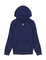 The Mens Hoodie - Cobalt - DontKnow. - Upper Chest - EMB - White
