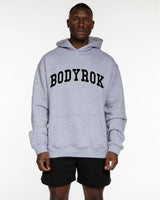 The Mens Hoodie - Heather - BODYROK Employee - Center Chest - Full Color