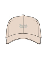 The Dad Hat - Stone - Pilates of Plantation - Center Crown - Embroidered - Blue