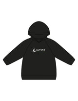The Kids Hoodie - Black - ALTORA - Center Chest - Printed - full Color