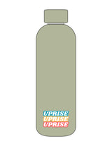The Water Bottle - Pistachio - Uprise Hot Yoga - Front Stacked - Printed - Full Color