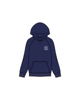 The Mens Hoodie - Cobalt - Local Lagree - Left Chest Stacked & Center Back - Printed - White