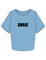 The Crop Tee - Carolina - Sweatshack - Center Chest & Center Back - Printed - Black