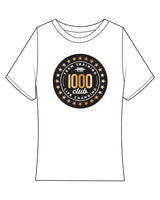 The Baby Tee - White - F45 La Costa - Front Round 1000 Stacked & Back Neckline Stacked - Full Color