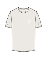 The Mens Tee - Bone - STUDIO 7 - Left Chest - Printed - White