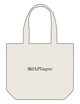 The Tote Bag - Natural - Skulpt Lagree - Center Body - Printed - Black