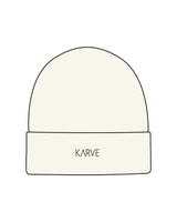 The Beanie - Off White - Karve - Center Brim - Embroidered - Brown