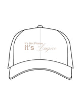 The Dad Hat - White - Lagree Fit Expo It's Lagree - Center Crown Stacked - Embroidered - Stone