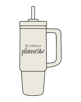 The Tumbler Cup - Off White - Platinum Pilates - Center Stackerd - Black