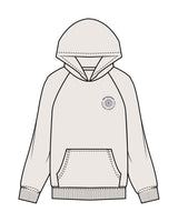 The Mens Hoodie - Bone - MD Hyperbaric - Left Chest Round & Back Illustration - Printed - Navy
