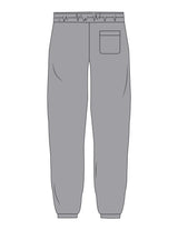 The Mens Classic Sweatpants - Heather - Sultivate - Right Leg - Printed - White