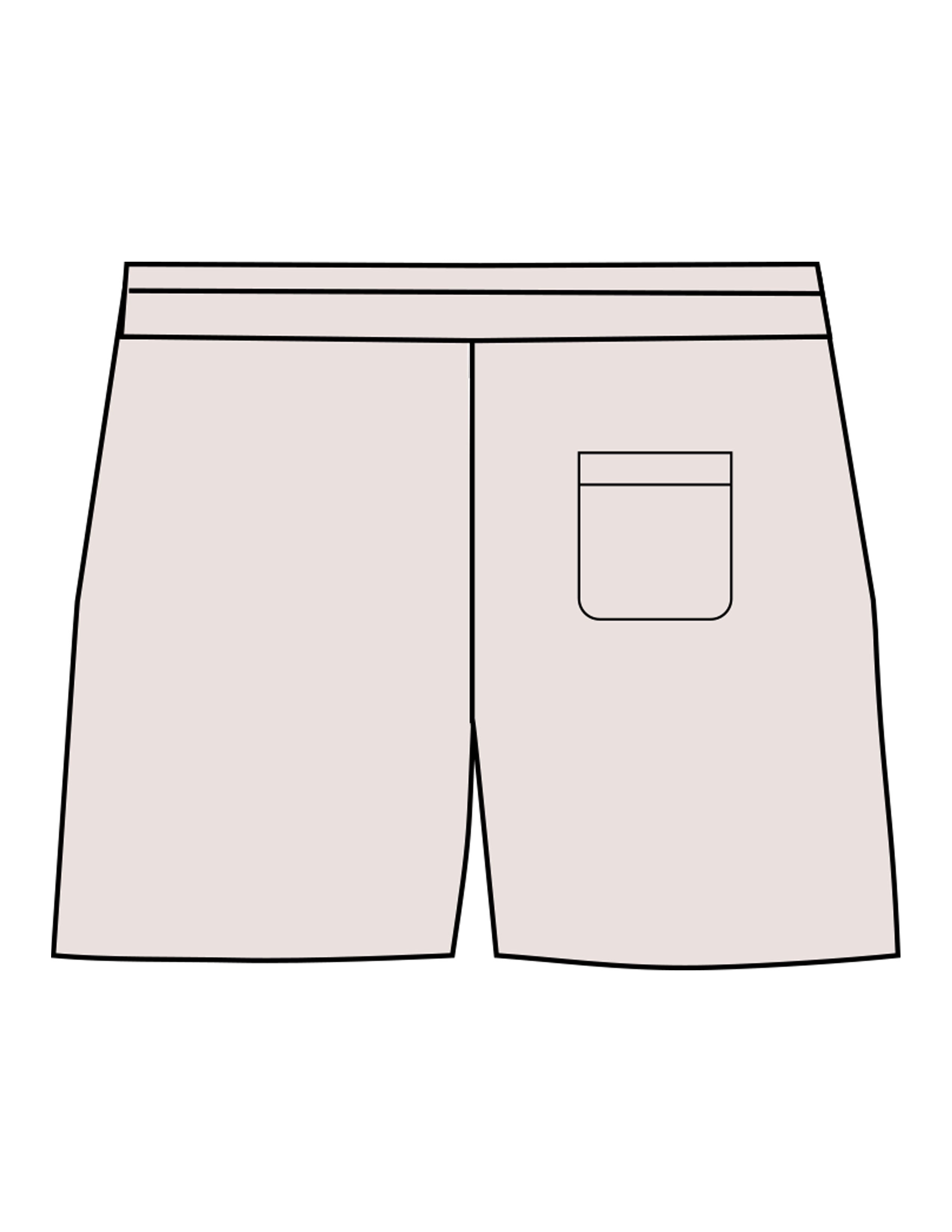 The Womens Sweat Shorts - Bone - enCore Pilates - Left Leg - EMB - Tone on Tone