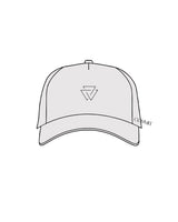 The Trucker Hat - Silver - Commit Fitness - Center Icon - Left Side Text - Black