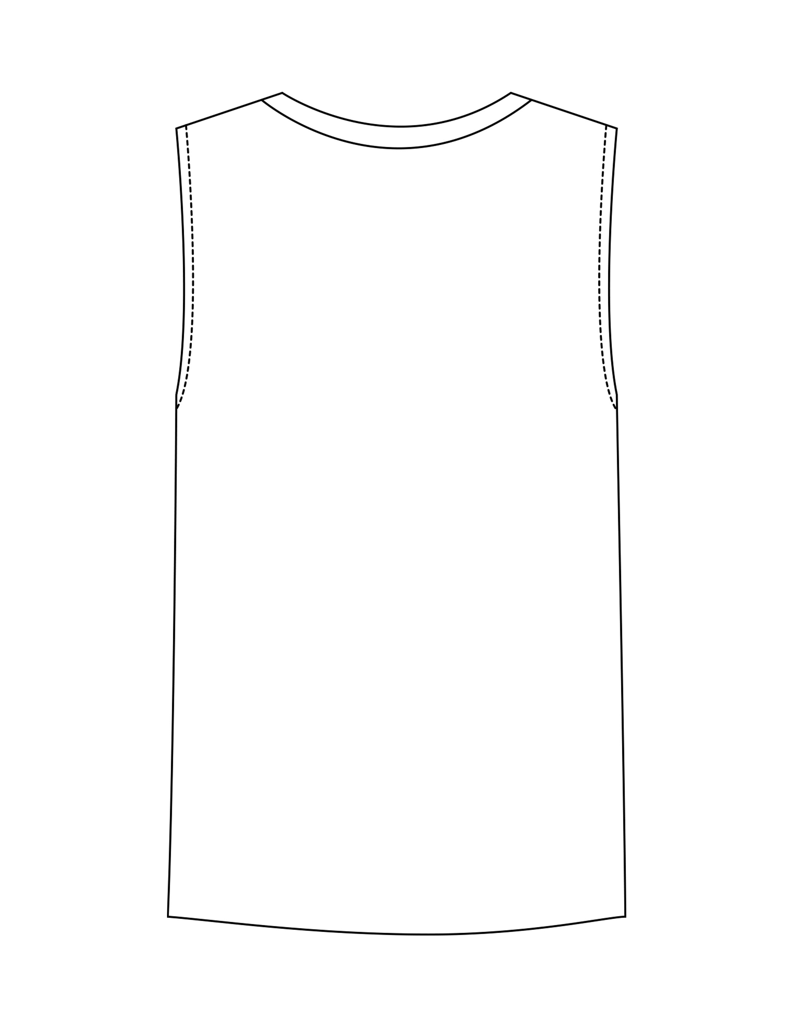 The Mens Tank - White - Fine Core Pilates - Center Chest Stacked - Printed - Black
