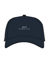 The Canvas Cap - Navy - HIIT Performance - Center Crown Stacked - Embroidered - White