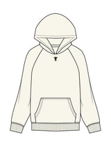The Mens Hoodie - Off White - DontKnow. - Upper Chest - EMB - Black