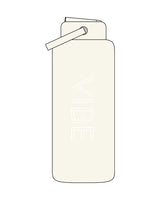 The Wide Mouth Water Bottle - Off White - Vibe Hot Yoga & Pilates - Center - White