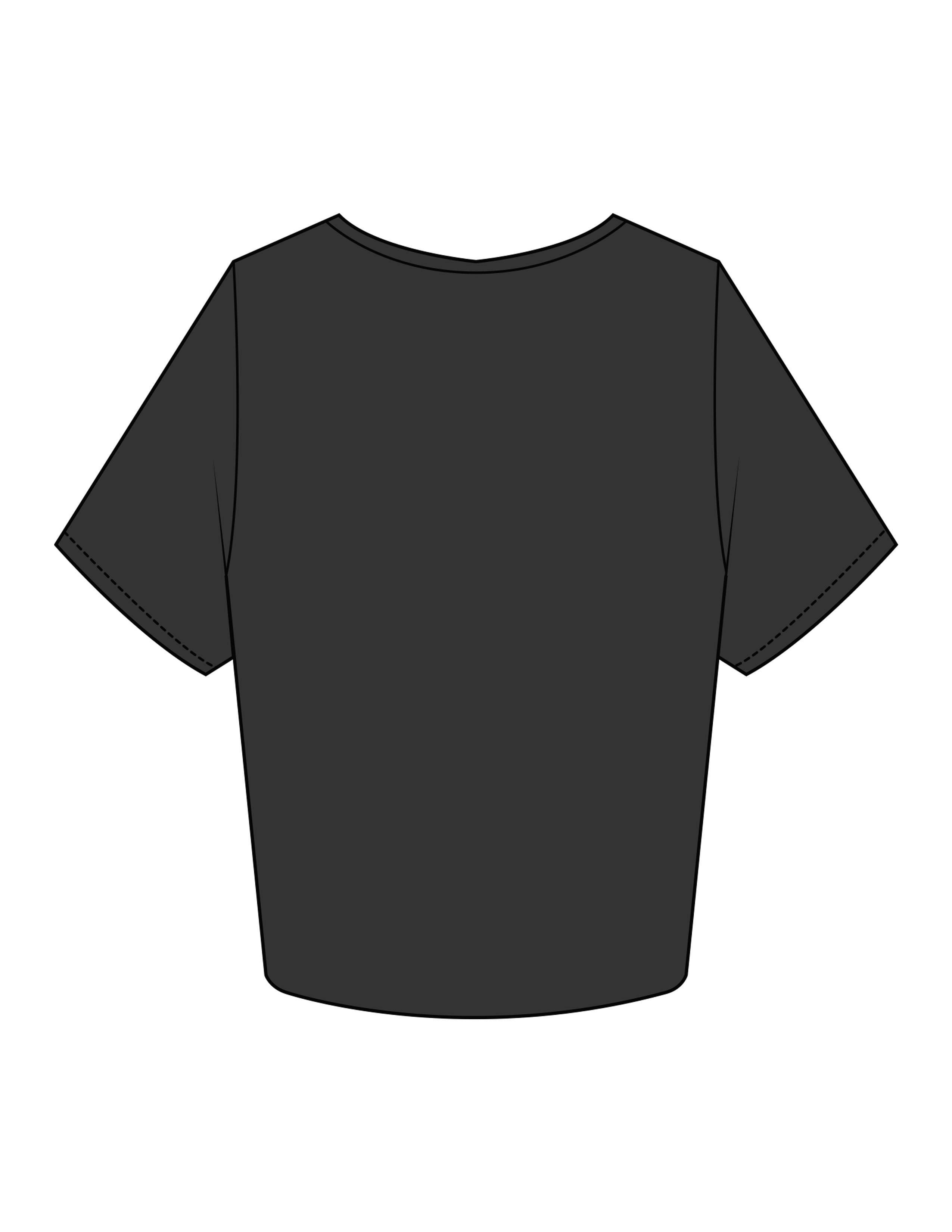 The Crop Tee - Washed Black - Practice Yoga - Chest Stacked - Printed - Off White
