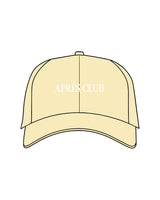 The Dad Hat - Light Yellow - Lagree Tahoe - Center Crown - Embroidered - White