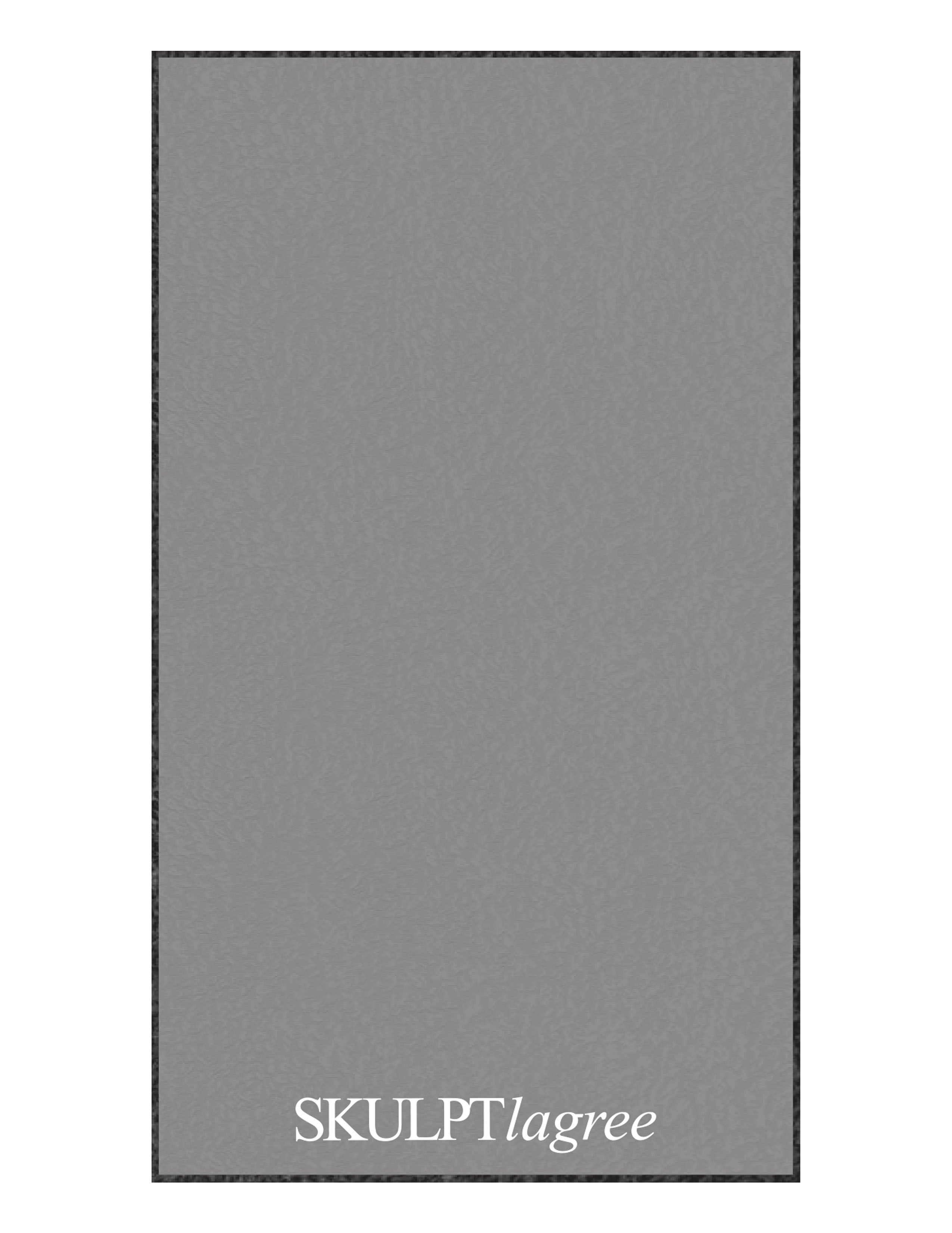 The Gym Towel - Gray - Skulpt Lagree - Front Bottom - Embroidered - White - The Gym Towel Bag - Black - Center Body - Printed - White