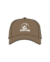 The Canvas Cap - Walnut - Coach Code - Center Crown - Icon - Printed - White