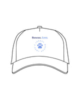 The 5 Panel Trucker Hat - White - LLR - Center Crown Stacked - Printed - Full Color