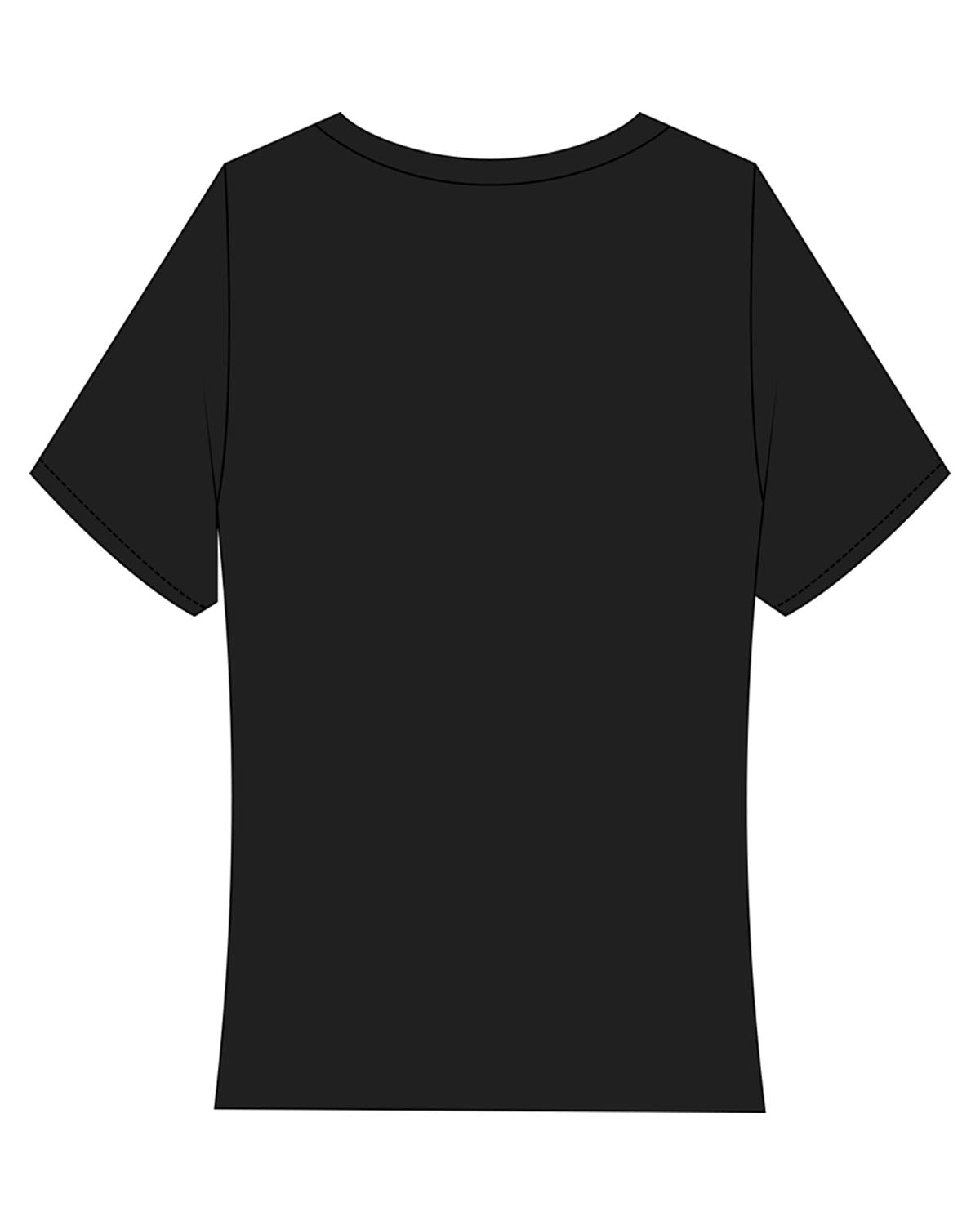 The Baby Tee - Black - Movement Pilates Buffalo - Center Chest - Printed - White