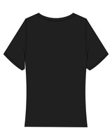 The Baby Tee - Black - Movement Pilates Buffalo - Center Chest - Printed - White