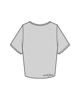 The Crop Tee - Heather - Scorch Fitness - Left Chest & Back Bottom Right - Embroidered - Full Color
