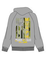 The Mens Hoodie - Heather - Crossfit Trifecta - Center Chest & Full Back - Printed - Full Color