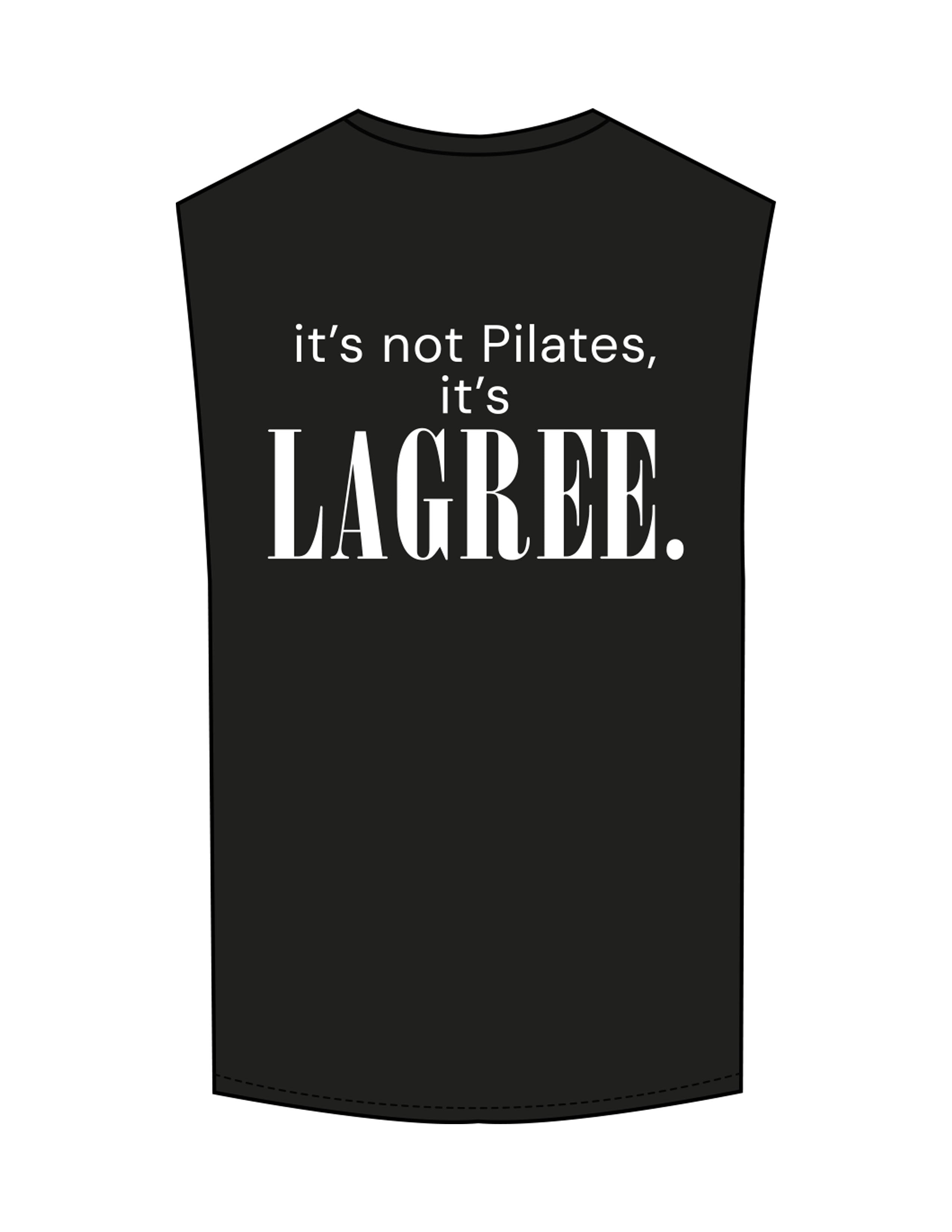 The Muscle Tank - Black - Studio 205 - Left Chest "205" & Back Stacked - Printed - White