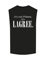 The Muscle Tank - Black - Studio 205 - Left Chest "205" & Back Stacked - Printed - White