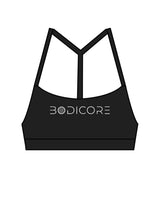 The Basic Bra - Black - Bodicore - Center Chest & Back Center - White