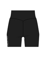 The Basic Short - Black - Collective Studios - Left Leg - Side Thigh - From Top To Bottom - White