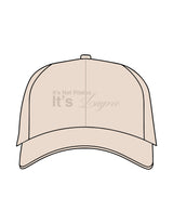 The Dad Hat - Stone - Lagree Fit Expo It's Lagree - Center Crown Stacked - Embroidered - Tone on Tone