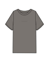 The Mens Heavyweight Tee - Washed Gray - Instaphysiques - Center Chest & Back Circular - Tone on Tone