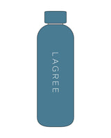 The Water Bottle - Teal - Reform Fitness - Center Body Front & Center Body Front - Printed - White